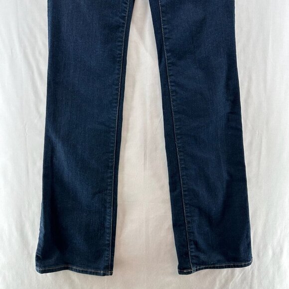 Eddie Bauer Jeans Women Size 0 Truly Straight Bootcut Low Rise Denim Blue - Picture 4 of 12